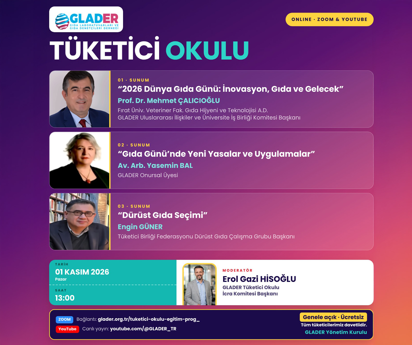 GLADER Tüketici Okulu: Sağlıklı ve Bilinçli Gelecek İçin Buluşuyoruz
